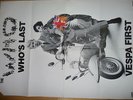 THE WHO´S LAST PROMO VESPA MOD SCOOTER RIESIGES PROMO POSTER