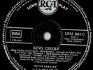 Elvis Presley  German LP King Creole LPM 1884 -C  Long Play