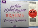 JUILLIARD STRING QUARTET & FLEISHER Brahms ORIG red SAX 2541 UK-1963 LP MINT