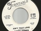 Northern Soul   BOBBY HARRIS   Ain't That Love   Turntable Demo   VG++ LISTEN