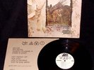 LED ZEPPELIN : IV (Atlantic SD 7208) WHITE LABEL PROMO lp W/ ZoSo Title Sticker