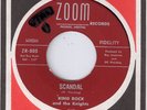 GARAGE SURF ROCK  ORIGINAL 45 - KING ROCK & THE KNIGHTS - ZOOM RECORDS
