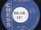 R&B 45 Betty James (Chess 1801) I'm a Little Mixed Up - RARE STOCK COPY