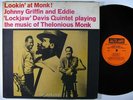 JOHNNY GRIFFIN & EDDIE LOCKJAW DAVIS Lookin' At Monk DG mono VG++