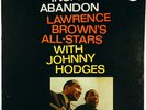 LAWRENCE BROWN-JOHNNY HODGES-INSPIRED ABANDON-ORIGINAL ORANGE MONO VAN GELDER