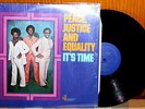 Peace Justice & Equality - It's time - SGR  Modern Soul  funk OG lp