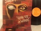 SWEET - GIVE US A WINK 1976 vinyl LP RCA RS 1036 UK + in pic sl & die cut cover
