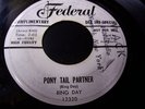 BING DAY -Pony Tail Partner /Since You left me 45 rare Federal Rockabilly Promo