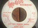 Mary Love   Lay This Burden Down / Think It Over NORTHERN SOUL MODERN