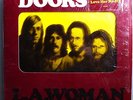 DOORS LA WOMAN RARE ORIG '71 ELEKTRA LP w/DIE-CUT GIMMICK COVER wSHRINK+STICKER