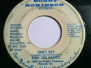 RARE BALTIMORE NORTHERN SOUL 45 RPM -TINY TIM HARRIS on BOBBY ROBINSON