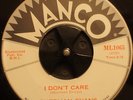 SHERMAN EVANS - I Don't Care - Manco - NM R&B 45 - Listen