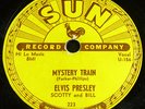 1955 ELVIS SUN 78 rpm #223 MYSTERY TRAIN+I FORGOT TO REMEMBER - M.S.I. pressing