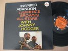 Lawrence Brown's All-Stars LP w/ Johnny Hodges Inspired Abandon NM ORIG