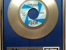 The Rolling Stones Jumpin Jack Flash goldene Schallplatte Single gold record