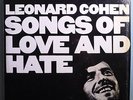LEONARD COHEN SONGS OF LOVE & HATE RARE ORIG '71 LP w/BOOK IN SHRINK w/STICKER