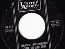 NORTHERN SOUL 45 RPM - MARV JOHNSON on UNITED ARTISTS
