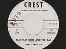 '58 Rocker/Teen Tragedy TONY CASANOVA Yea Yea Come Another Day/The Grave HEAR