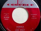 * LINK WRAY Rumble/The Swag RARE ROCKABILLY RAY MEN Silver Top Cadence 45 HEAR