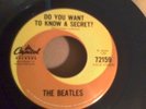 THE BEATLES  DO YOU WANT TO KNOW A SECRET / THANK YOU GIRL