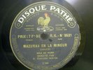 Chopin Piano Edouard Risler Pathe Vertical Cut 9531