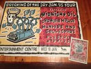 2 x VERY RARE Aussie/OZ Tour/GIG Poster  from 1995 Incl. Midnight Oil (Signed)