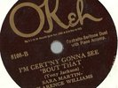 Sara Martin, Clarence Williams, Thomas Waller, Squabbling Blues Okeh 8108 78 rpm