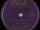Hear R&B 78 rpm SCREAMIN' JAY HAWKINS I Put A Spell On You OKEH 7072