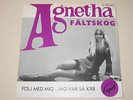 ABBA - AGNETHA FÄLTSKOG 1st - FÖLJ MED MIG - 45 SINGLE CUPOL RARE SWEDISH LISTEN