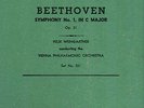 US COLUMBIA SET No.321- WEINGARTNER CONDUCTS BEETHOVEN SYMPHONY No. 1 (1938)