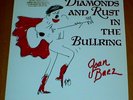 AUDIOPHILE JOAN BAEZ DIAMONDS AND RUST IN THE BULLRING GOLD CASTLE PROMO MINT