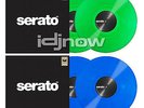 Serato Scratch Live Blue & Green 12-inch DJ Turntable Control Vinyl Package