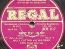 Early BILLY COTTON Happy Feet (Hot) / A Bench in the Park (E- Hint of Wear)