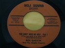 Hear Rare Northern Soul Boogaloo 45:Rex Garvin on WSJ Sound - You Dont Need Help