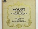 ERATO 4xLPs JORG DEMUS / BADURA-SKODA - MOZART work for 2 pianos & 4 hands piano