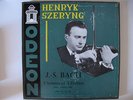  Henryk Szeryng Bach 3 Sonatas and 3 Partitas French ODEON EX+