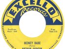 GUNTER,ARTHUR  EXCELLO 2058  HONEY BABE  M-  $120.00   YELLOW LABEL