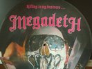 MEGADETH 'Killing Is My Business...' PICTURE DISC LP - ORIGINAL - MFN 46 P