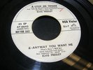 Elvis Presley - Love Me Tender RCA VG White Label PRO 45 RPM Record Hear It Now.