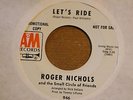 ROGER NICHOLS SMALL CIRCLE OF FRIENDS - LET'S RIDE Promo Pop Psyche A&M 45