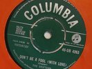 DRIFTERS DON'T BE A FOOL COLUMBIA 45-DB 4263 SHADOWS CLIFF RICHARD TONY MEEHAN