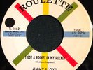 Jimmy Lloyd ROCKABILLY 45 I Got A Rocket In My Pocket on Roulette Lbl HEAR BB105