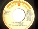 70's SOUL 45-VOICES OF EAST HARLEM-CASHING IN-NORTHERN on JUST SUNSHINE NM