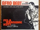 FELA RANSOME KUTI & THE KOOLA LOBITOS 'AFRO BEAT ON STAGE' ORIGINAL 10