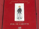COFFRET  LP  VELOURS  POIL DE CAROTTE JULES RENARD PATHE 1962  COMEDIE FRANCAISE