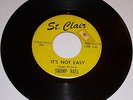 SWAMP RATS 45 IT'S NOT EASY Garage Rock Punk Stones Psych VG ST CLAIR