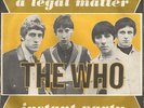 THE WHO A Legal Matter/Instant Party ITALY DECCA original picture sleeve MOD