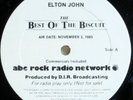 ELTON JOHN LPs King Biscuit Flower Hour 11/3/85 (radio promo ONLY) AUDIOPHILE
