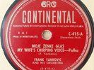 Continental 415 - Frank Frankie Yankovic & his Orchestra - Slovenian music polka
