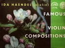 1962 SUPRAPHON MONO LP -FAMOUS VIOLIN COMPOSITIONS ** IDA HAENDEL **